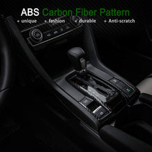 Thenice for 10th Gen Civic ABS Plastic Gear Box Trims CVT Automatic Transmission Shift Boots Decoration Stickers for Honda Civic 2021 2020 2019 2018 2017 2016 -Blue