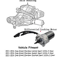 68084266AB Rear Axle Differential Locking Motor Actuator For 2011-2016 Grand Cherokee Part# 68084266AA 68084266AC