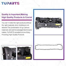 TUPARTS Valve Cover Sets fit for 06-13 for B-MW X3 X5 Z4 128i 328i 528i Replace 11127552281 Engine Valve Cover with Gasket