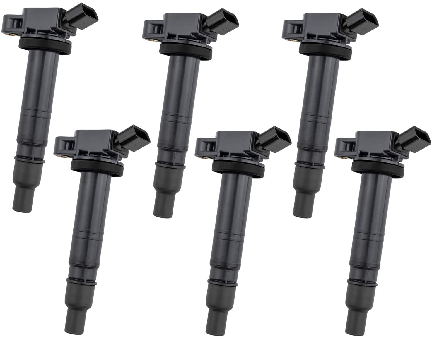 6Pack Ignition Coils Fits for Toyota 4Runner Toyota Tacoma IS F Scion xB Replaces UF495 90080-19015 C1426 5C1419-2.4L 2.7L 4.0L