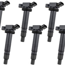 6Pack Ignition Coils Fits for Toyota 4Runner Toyota Tacoma IS F Scion xB Replaces UF495 90080-19015 C1426 5C1419-2.4L 2.7L 4.0L