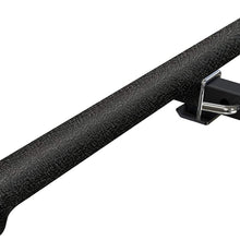 Black Horse Blade Rear Bumper Guard Step for Universal SUVs and Trucks | Textured Black | 2" Inlet - 48" Long | RAZ48T