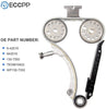 ECCPP Engine Timing Chain Kit Guide Tensioner Sprocket fits for Buick Chevy GMC Pontiac Saab Saturn 2.0L 2.2L 2.4L L4 12680750 9-4201S 9-4201SX