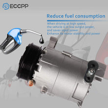 ECCPP AC Compressor Replacement for 2006 Chevrolet Malibu 3.9L 2006-2011 Chevrolet Impala 3.5L 3.9L CO 21471LC