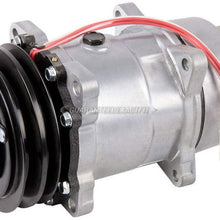 AC Compressor & 2 Groove A/C Clutch For Volkswagen VW Golf Jetta Scirocco Rabbit Cabrio Replaces Sanden SD508 9288 - BuyAutoParts 60-01523NA NEW