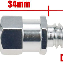 Modengzhe Track Racing Tow Hook, Rear Front Bumper Mounting Aluminum Alloy Trailer Towing Ring, Dual Threaded End Compatible with European Models & BMW E Series