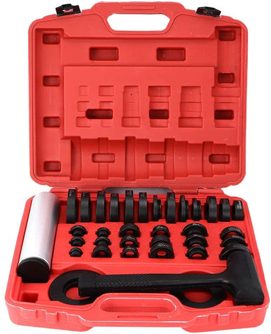 Suuonee Bearing and Seal, 37pcs/Set Bearing and Seal Installation Remover Kit Disassemble with Rubber Hammer