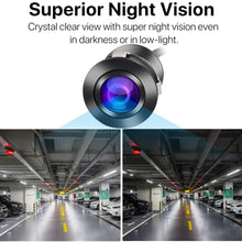 Universal Backup Reverse Camera, aboutBit Waterproof HD Car Front/Side/Rear View Night Vision Camera for Car Pickup Jeep Truck SUV RV Van