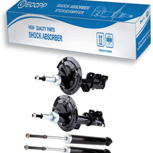 Shocks Struts,ECCPP Front Rear Shock Absorbers Strut Kits for 2003 2004 2005 2006 2007 Nissan Murano Compatible with 334380 72267 334381 72268 344439 911282