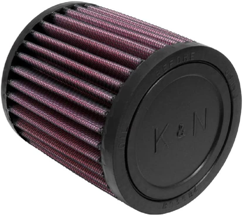 K&N Universal Clamp-On Air Filter: High Performance, Premium, Washable, Replacement Engine Filter: Flange Diameter: 2.0625 In, Filter Height: 4 In, Flange Length: 0.625 In, Shape: Round, RU-0500