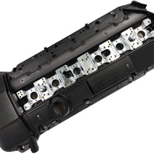 Engine Valve Cover Kit with Gasket & Spark Plug Seals & Bolts & Mount & Washers Compatible with BMW E39 E46 E53 Z3 323i 325i 328i 330i 525i 528i 530i X5 M52/M54 2.5L 2.8L 3.0L Part # 11121432928