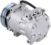 AC Compressor & 2 Groove A/C Clutch For Freightliner Replaces Sanden SD7H15 4894 4491 4695 4699 4752 4894 - BuyAutoParts 60-03005NA New