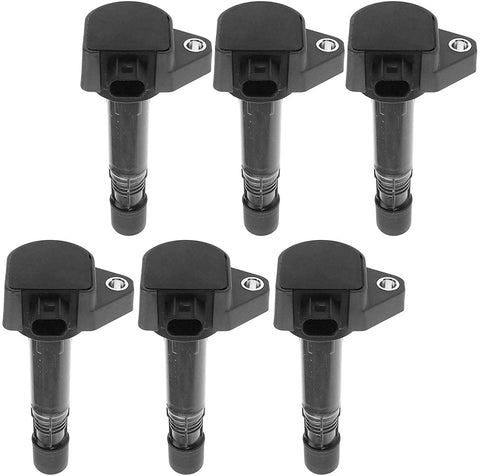 A-Premium Engine Ignition Coils Compatible with Honda Pilot 09-15 Ridgeline 09-14 Acura ZDX MDX 10-13 RDX 2013-2015 3.5L 3.7L 6-PC Set