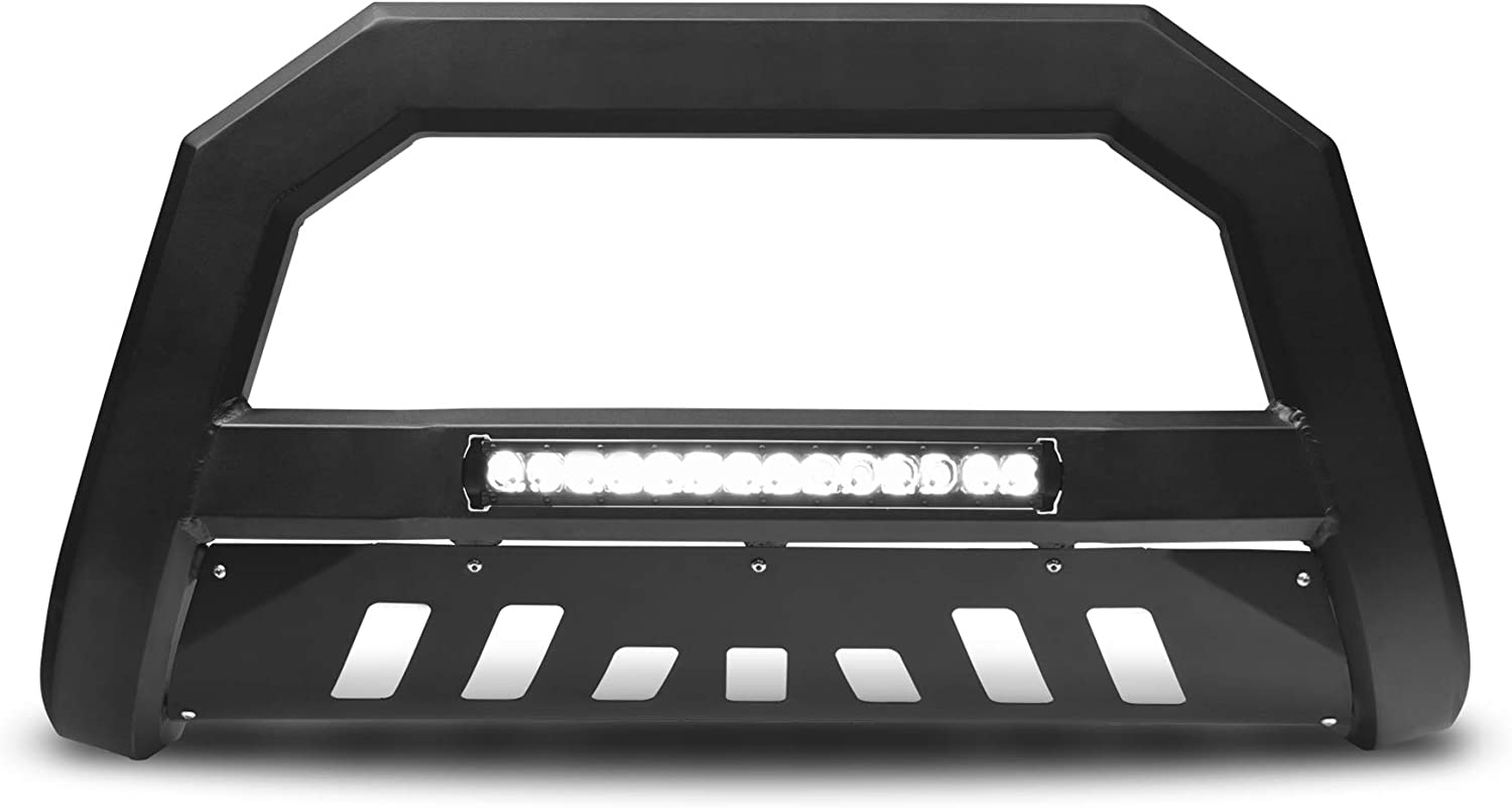 Armordillo USA 7176553 AR Series Bull Bar W/LED Fits 2006-2008 Lincoln Mark LT - Matte Black