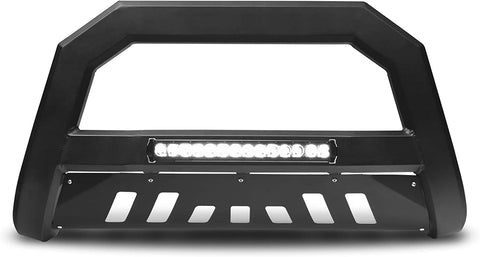 Armordillo USA 7176553 AR Series Bull Bar W/LED Fits 2006-2008 Lincoln Mark LT - Matte Black