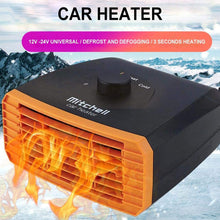 12V-24V Portable car Heater, Fast Heating defogger, Heating Cooling Fan for Small and Medium-Sized Cars, Camping, Boat 15 16CM