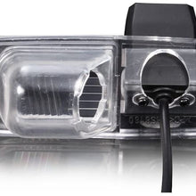 Navinio Waterproof Backup Camera Color Car Rear View Camera 170 Degree Viewing Angle License Plate for Tucson Accent Elantra Terracan Veracruz Sonata/300C/ SRT8 /Magnum/Sebring