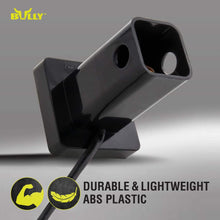 Bully CR-007D Dodge RAM Tow Hitch Cover/Receiver Trailer Plug in Black with LED Brake Light Dodge Logo Emblem - Car, Truck and SUV Accessories - Genuine License Products, 2 inch