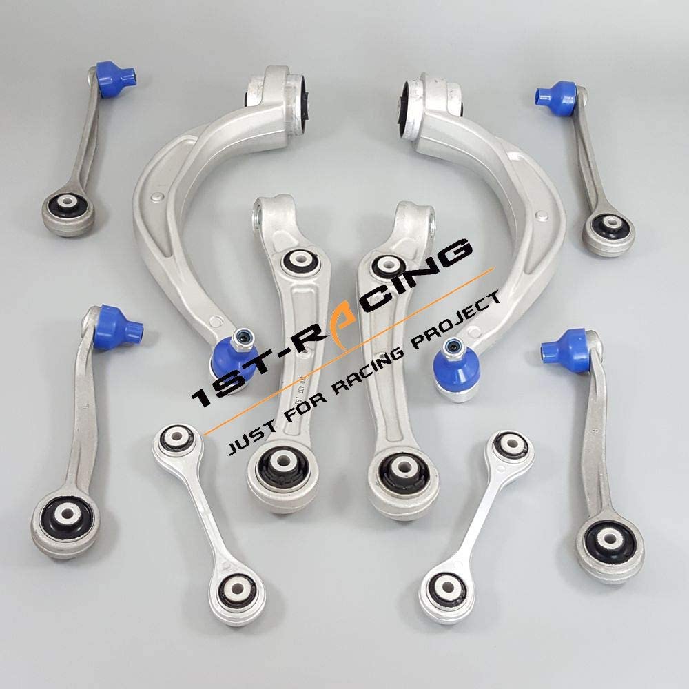 For Audi A4 A5 S4 S5 Q5 Quattro Front Lower Upper Control Arm Lateral Link Kit 08-10