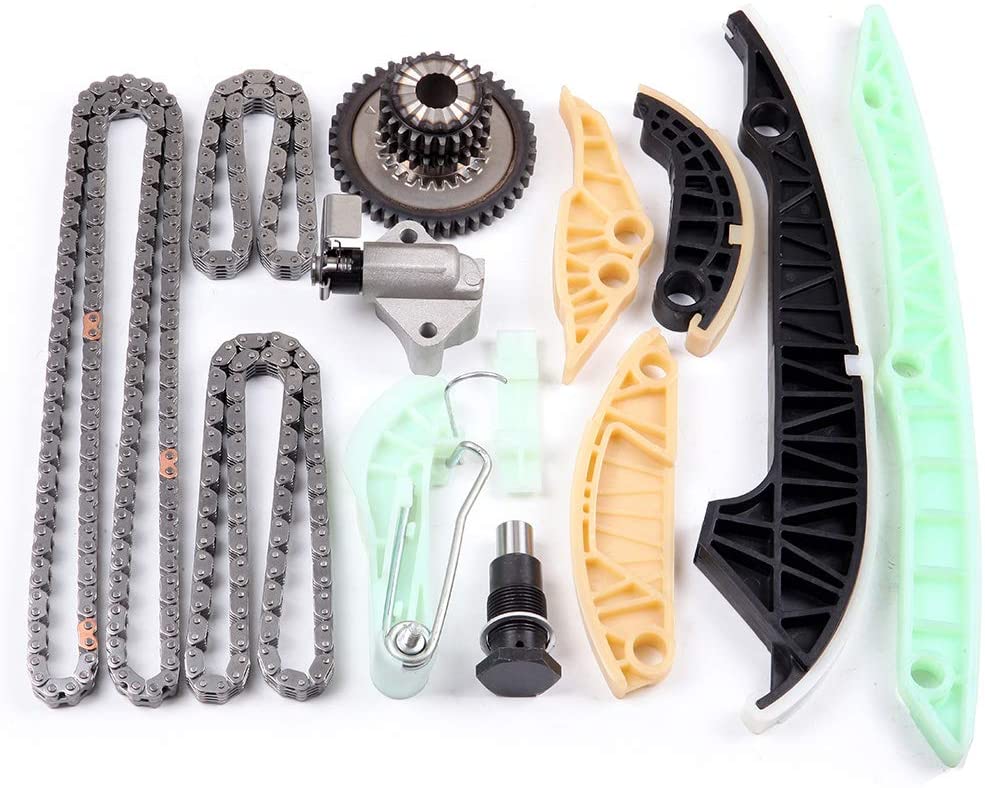 FINDAUTO Engine Timing Kit Chain Kit replacement for 2008-2013 06K109467 Audi A3 Quattro A4 allroad A5 A6 allroad TT vw Beetle 2.0L