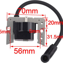 Hipa 34443 34443A 34443B 3443C 34443D Solid State Ignition Coil Module for Tecumseh AV520 LH195 OH195 TH139 TV085 TVM140 TVXL840 VLV126 LEV100 LEV115 LEV120 LV148A LV195EA OVRM105 OVRM120