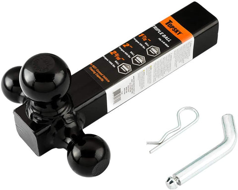 TOPSKY Trailer Hitch Trailer Ball Mount,1-7/8