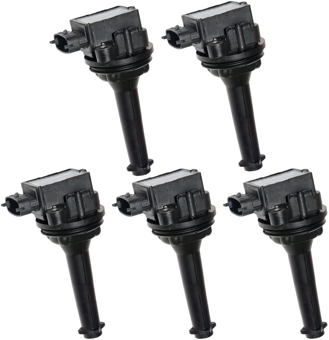 MAS Ignition Coils Pack Replacement for Volvo V70 C70 S60 S70 XC70 XC90 L5 2.3L 2.4L 2.5L C1258 UF341