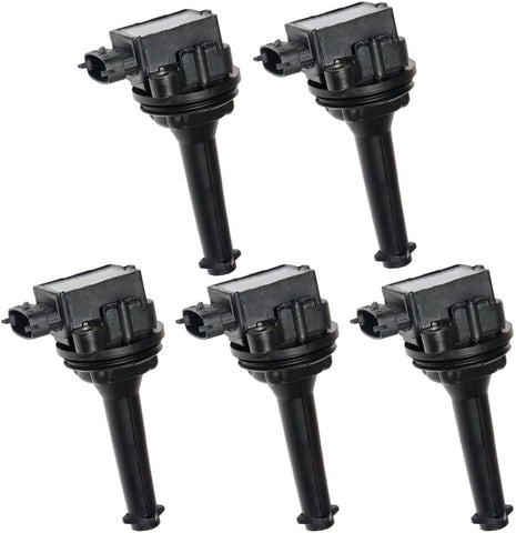 MAS Ignition Coils Pack Replacement for Volvo V70 C70 S60 S70 XC70 XC90 L5 2.3L 2.4L 2.5L C1258 UF341