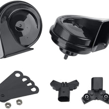 SEINECA Car Horn Compatible with Toyota,12V Waterproof Snail Horn 110-125db High/Low Tune(with Horn Plug)