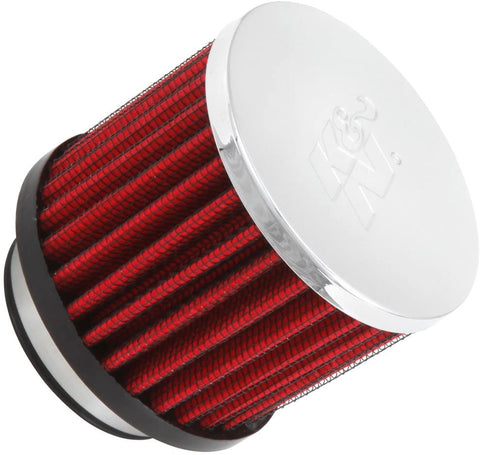 K&N Vent Air Filter/ Breather: High Performance, Premium, Washable, Replacement Engine Filter: Flange Diameter: 1.75 In, Filter Height: 2.5 In, Flange Length: 0.625 In, Shape: Breather, 62-1480