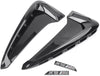 Newsmarts Car Air Flow Side Vent Fender Trim Decoration Sticker Exterior Shark Grille Décor for BMW X5