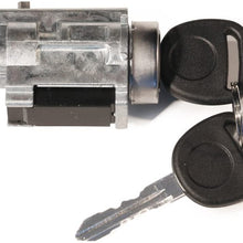 Ignition Lock Cylinder with Keys and Passlock Chip - Starter Switch - Replaces D1493F, 12458191, 25832354, 15822350, US286l, 924-719 - Fits Chevy Malibu, Impala, Monte Carlo, Pontiac Grand Am, Alero