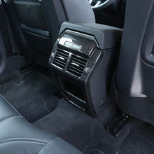 YIWANG Carbon Fiber Style Rear Row Air Conditioning Vent Outlet Frame Cover Trim For Land Rover Range Rover Evoque 2012-2019 Auto Accessories