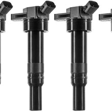 A-Premium Ignition Coils Pack Replacement for Hyundai Elantra 2011-2016 Elantra Coupe GT Tucson Kia Forte Soul 4-PC Set
