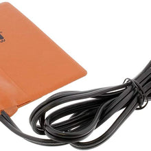 ABN Silicone Heater Pad Car Battery Heater Pad Engine Block Heater Pad Oil Pan Heater Pad, 4x5 Inch – 120V 100 Watt