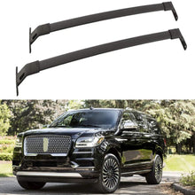 KPGDG 2Pcs Aluminium Crossbars Cross Bars Roof Rail Luggage Cargo Carrier Lockable Roof Rack Bar Fits for Navigator 2018 2019 2020 Black