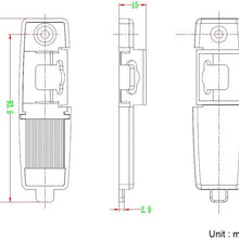 AupTech Car Rear View Camera Waterproof HD Night Vison Reverse Parking CCD Chip Backup Camera for Toyota RAV4 EV 2012 2013 / Highlander Kluger 2007-2014