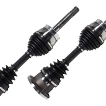 MAXFAVOR CV Joint Axle Assembly Front LH RH Pair Set of 2 Premium CV Axles Replacement for Nissan D21 Hardbody Pickup AWD 86-93