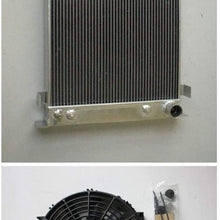 MONROE RACING U0133 64mm 3 core aluminum radiator+16" fan for 1932 FORD HIBOY HI-BOY CHEVY engine