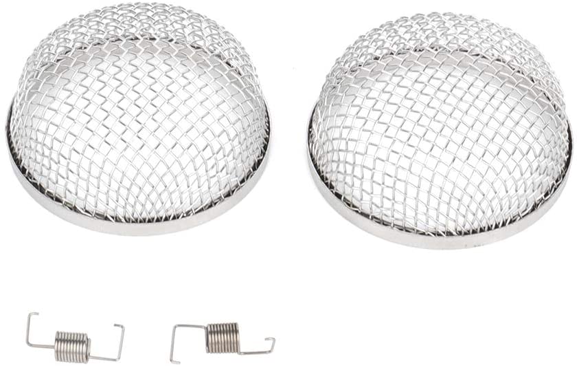 FINDAUTO 2.8 x 1.5 RV Furnace Vent Cover Bug Insect Screen 2 pcs Replacement RV Camper Ventline Heater Exhaust Protective Flying Insect Screen Cover