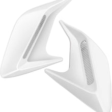 Car Fake Shark Gill Stickers Hood Scoop Vent Bonnet Cover Fit for Volvo XC90/ XC40/C30/XC60/V70/S80 S90 S60 V40 V60 V70 Hood Scoop (Color Name : Silver)