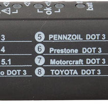 OEM TOOLS 25269 Brake Fluid Tester 3, 4, DOT 5.1 | Tests Common Formulas of Brake Fluid for Excess Moisture – Too Much Moisture Can Cause Brake Failure | LED Indicators Give Easy-to-Read Results