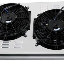 OzCoolingParts 3 Row Core Aluminum Radiator + 2 x 12" Fan w/Shroud Kit for 1968-1990 71 72 73 74 75 76 77 78 79 80 81 82 83 84 Chevy Chevelle El Camino Truck Buick Cadillac Oldsmobile Pontiac and More
