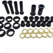 Rear Suspension A-Arm Bushing Kit for Polaris Sportsman 500 RSE 400 4x4 700, Control Long Lower Short Bushing Spacer Set, 38Pcs