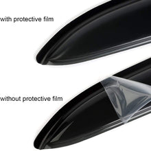Deebior 4pcs Tape On Out Channel Style Sun Rain Guard Vent Shade Window Visors Wind Deflectors Compatible With 09-18 Dodge Ram 1500 Extended/Quad Cab