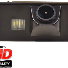 Rear Reversing Backup Camera Rearview License Plate Camera Night Vision Ip68 Waterproof for BMW 320I/328I/335I/520LI/530I/535LI/X1/X3/X5/X6/3/5/7 Series 2010-2014