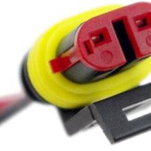 ZYTC 10 Kits 3 Pin Way Waterproof Electrical Connector Plug 1.5mm Series Terminals