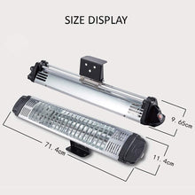 OCYE Infrared Heater, 1880 W Wall-Mounted Heater, Waterproof, Safe and Silent, Indoor and Outdoor Terrace Garage Wall or Ceiling, Black