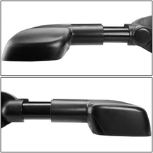 Right Side Black Manual Telescoping Folding Rear View Side Towing Mirror Replacement for C/K Pickup C10 GMT400 88-02