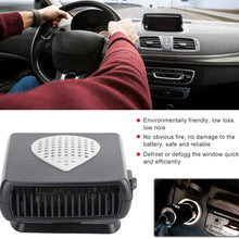 Qiilu Car Heater Fan,Car Portable Heater Fan Windscreen Demister Ventilation Defroster ABS DC12V Car Auto Heating Fan